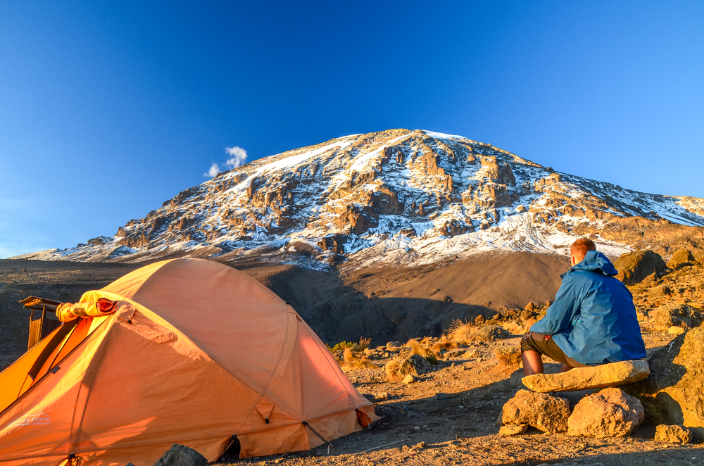 Mount Kilimanjaro National Park tents at Kibo_741748669